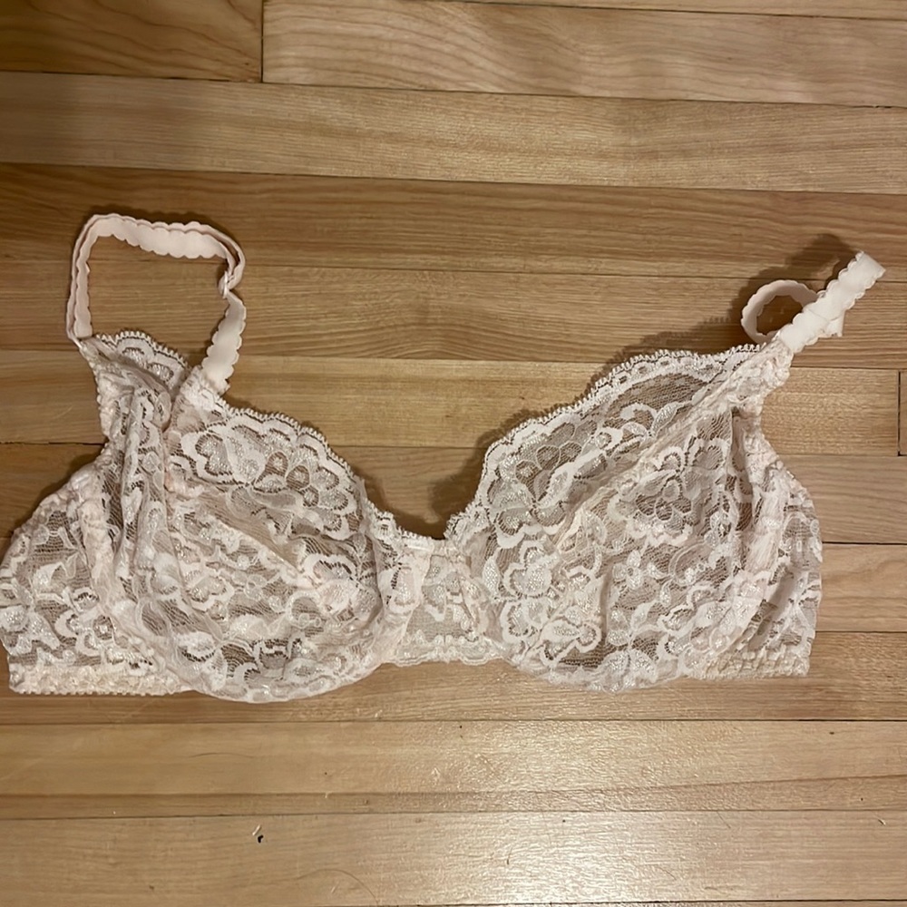 Lace Unlined Bra with Underwire